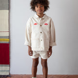 Ecru Denim Jacket - Saudade Collection