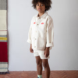 Ecru Denim Jacket - Saudade Collection