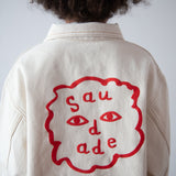 Ecru Denim Jacket - Saudade Collection