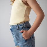 Short en denim bleu - Collection intemporelle