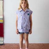 Veste sans manches en Denim - Lila