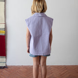 Veste sans manches en Denim - Lila
