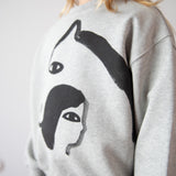 Grey Horse Sweatshirt - Saudade Collection