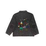 Grey Denim Jacket - Alegria Collection