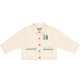 Ecru Denim Jacket - Alegria Collection