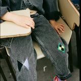 Grey Denim Jeans - Alegria collection