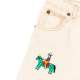 Ecru Denim Jean - Alegria Collection