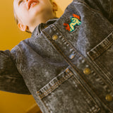 Grey Denim Jacket - Saudade Collection